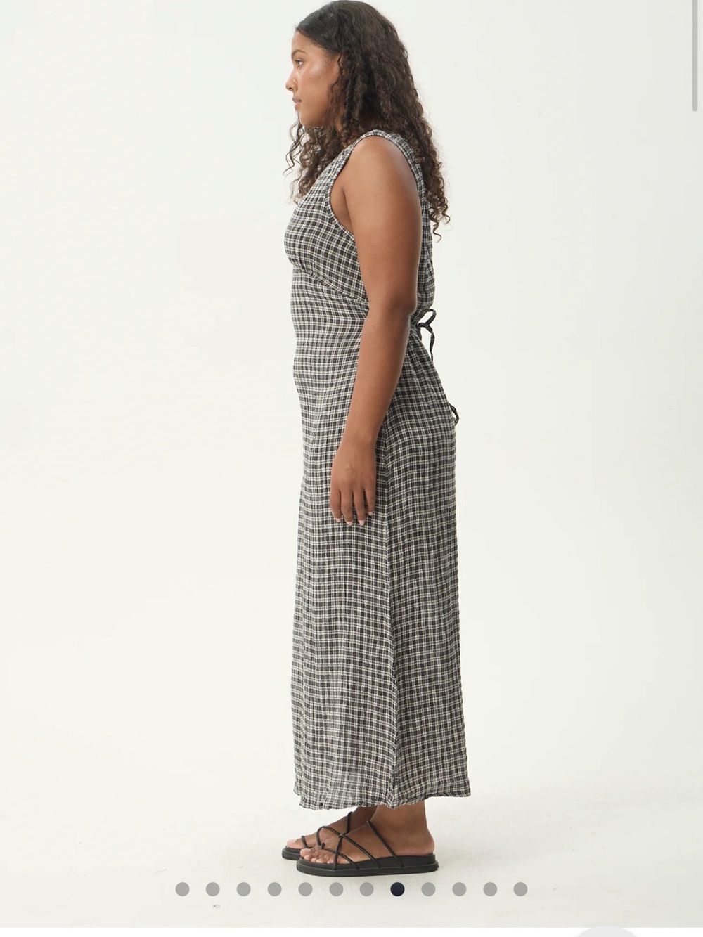 Afends Tully Seersucker Maxi Dress - Picture 4 of 8